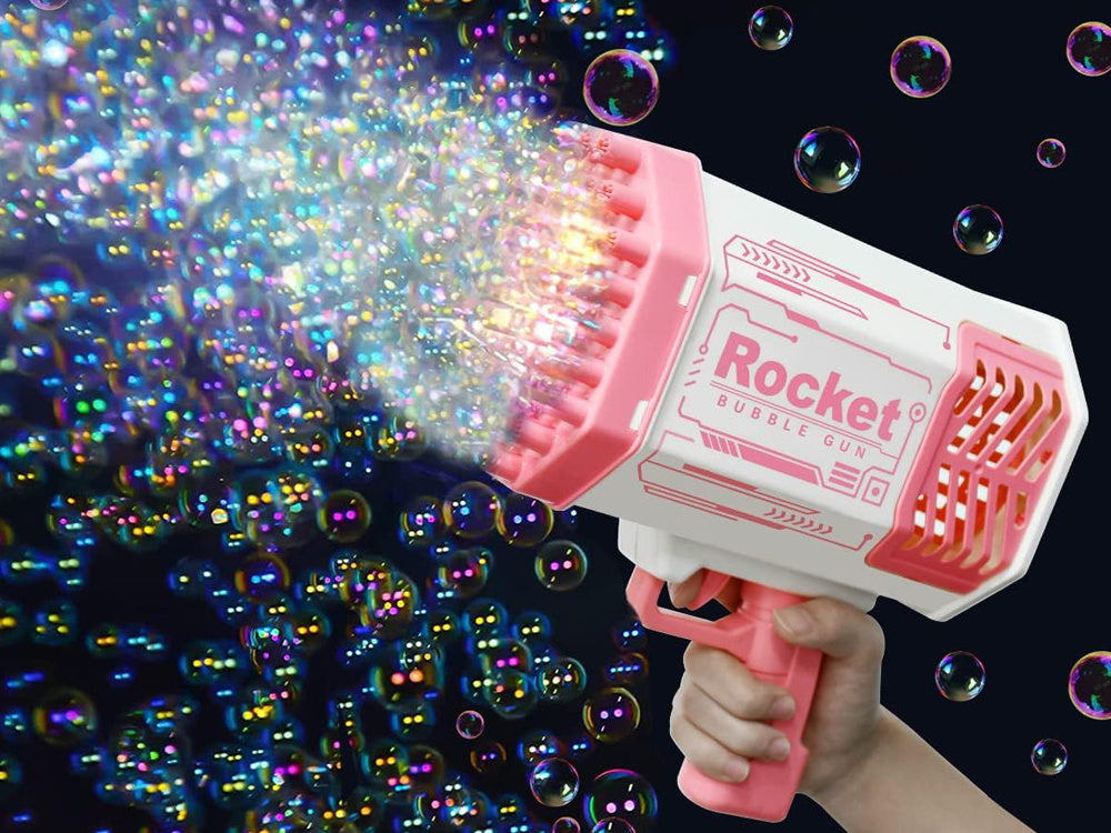 Muilo burbulų pistoleto rinkinys, rožinis