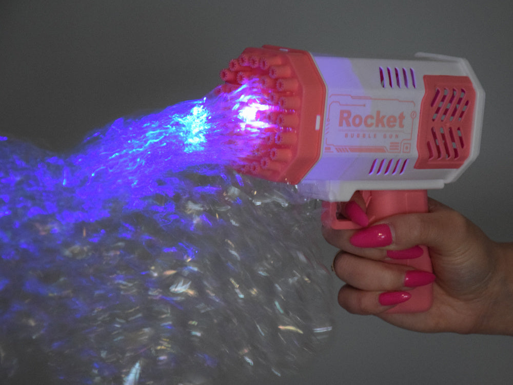 Muilo burbulų pistoleto rinkinys, rožinis