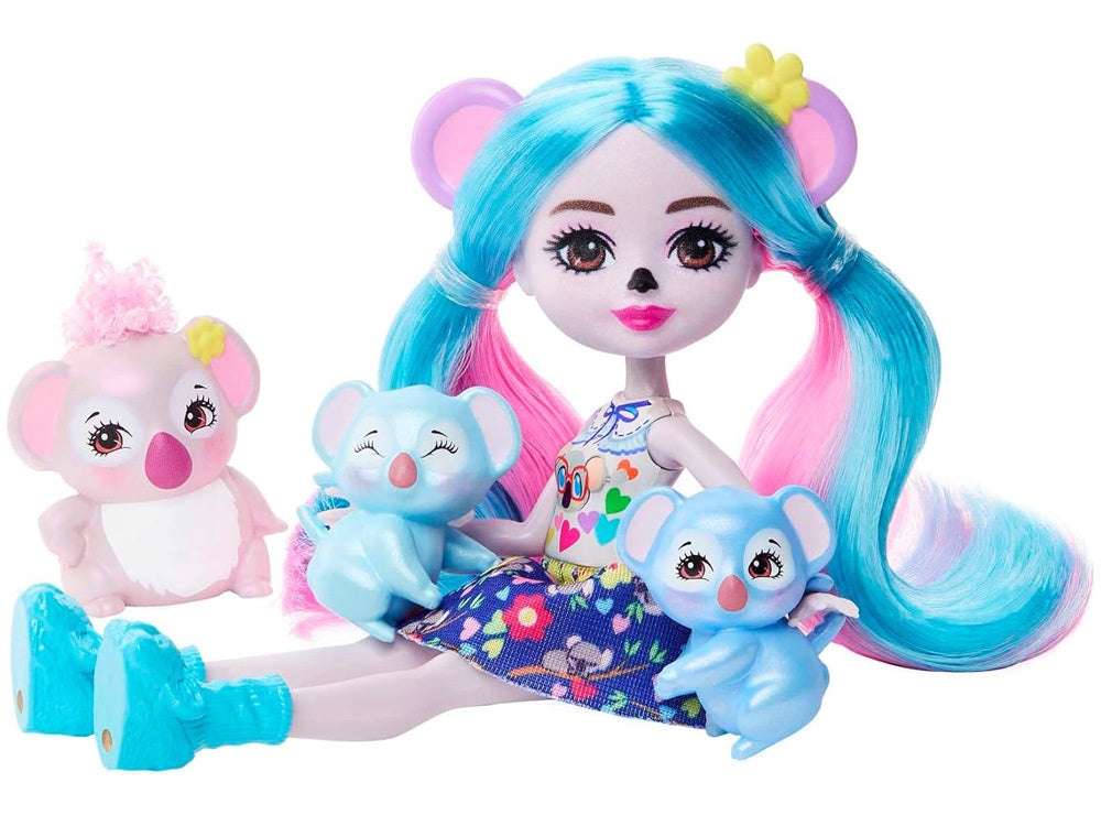 Lėlė „Enchantimals Kwala Koala“ su koalų šeima