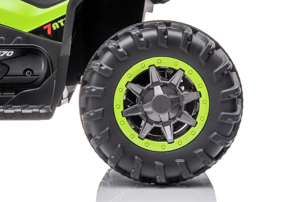 Vienvietis elektrinis keturratis vaikams GTS1199, žalias