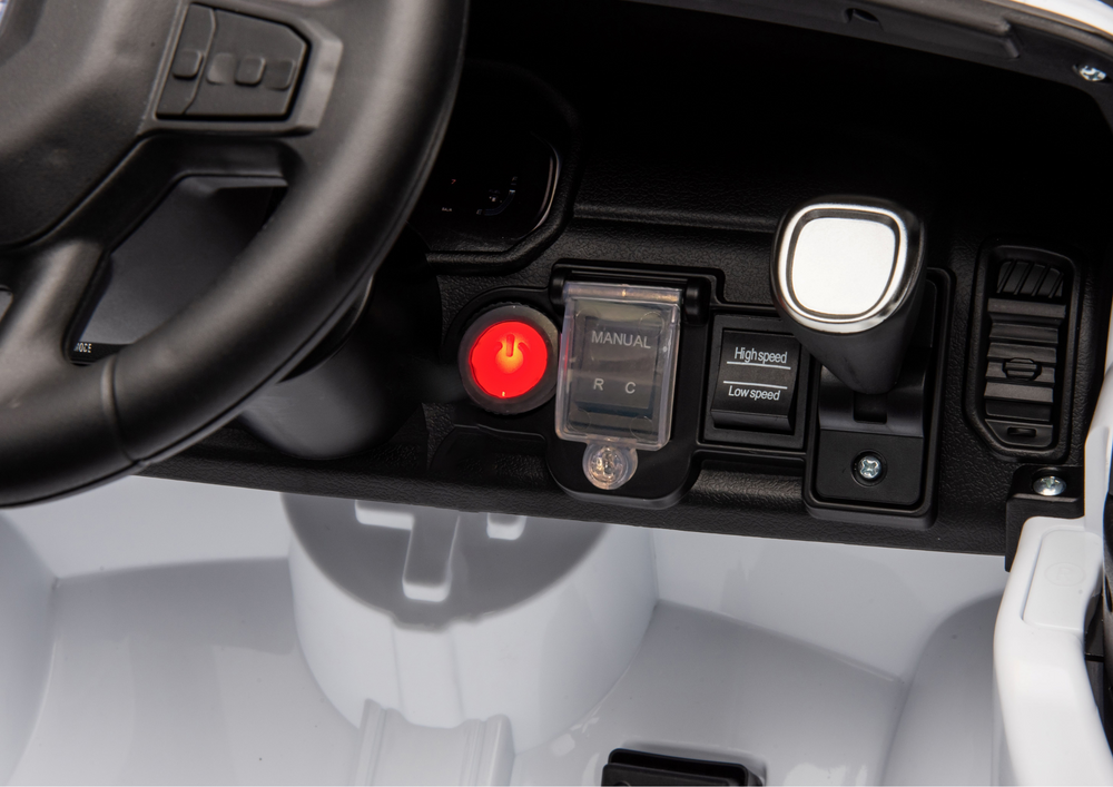 Vienvietis elektrinis džipas vaikams ZB618 Dodge Ram, baltas