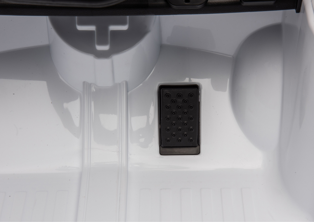 Vienvietis elektrinis džipas vaikams ZB618 Dodge Ram, baltas