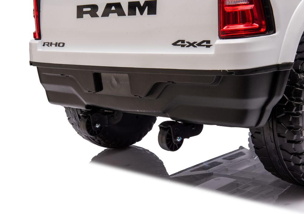 Vienvietis elektrinis džipas vaikams ZB618 Dodge Ram, baltas