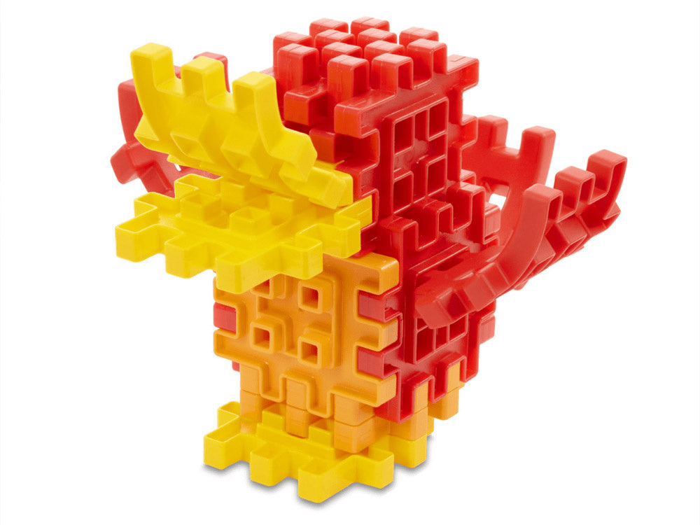 Kūrybinės vaflinės kaladėlės su laikymo krepšiu 60 el., Little Tikes