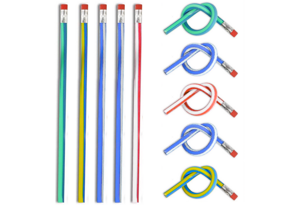 Lanksčių pieštukų rinkinys 6 vnt.