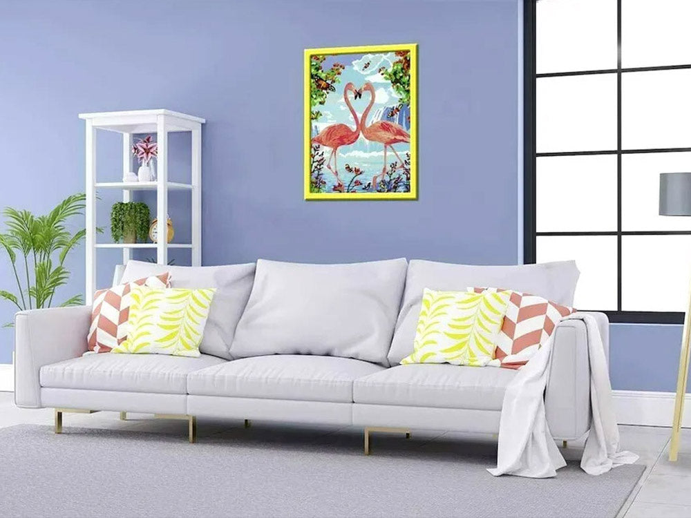 Kūrybinis tapybos rinkinys „Flamingas“