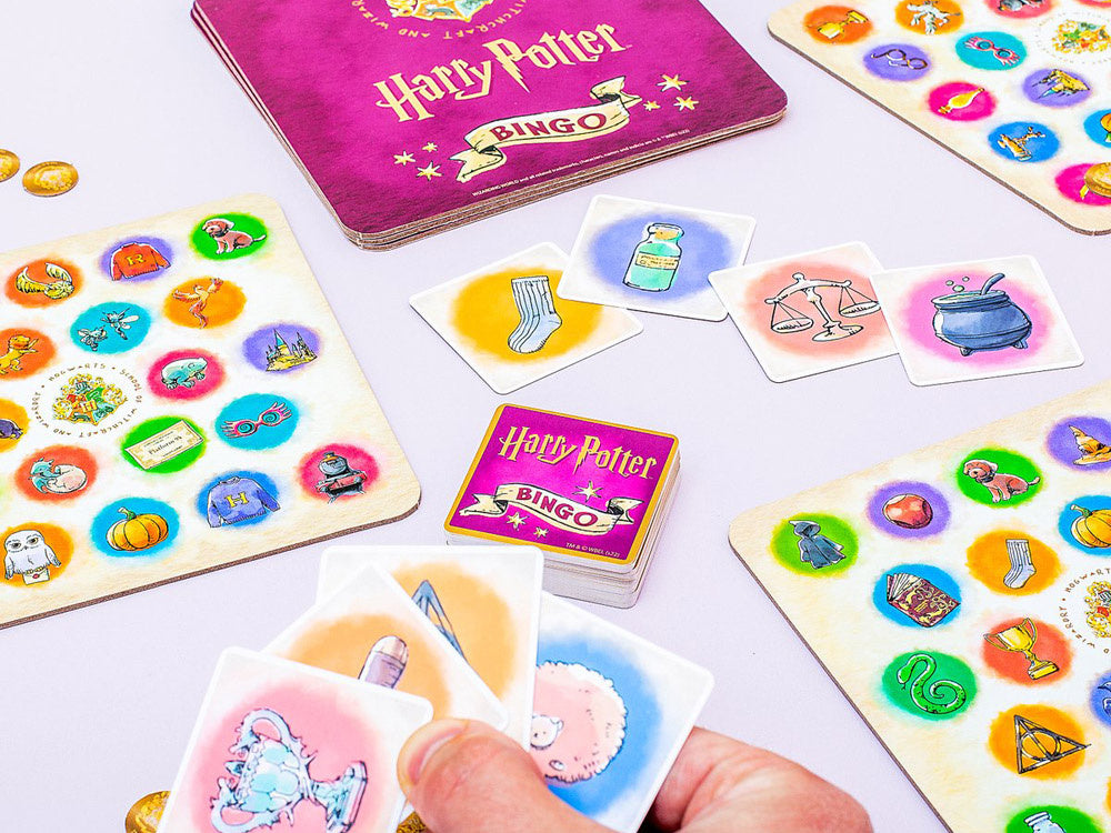 Stalo žaidimas „Bingo“ Hario Poterio tematika