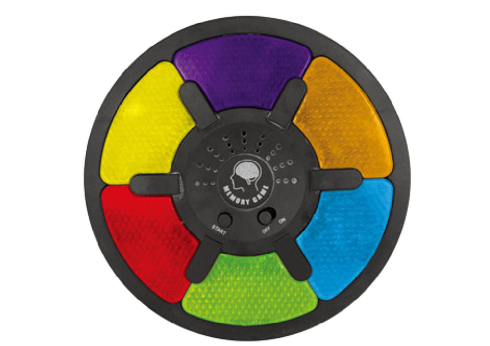 Interaktyvus atminties žaidimas su šviesomis ir garsais