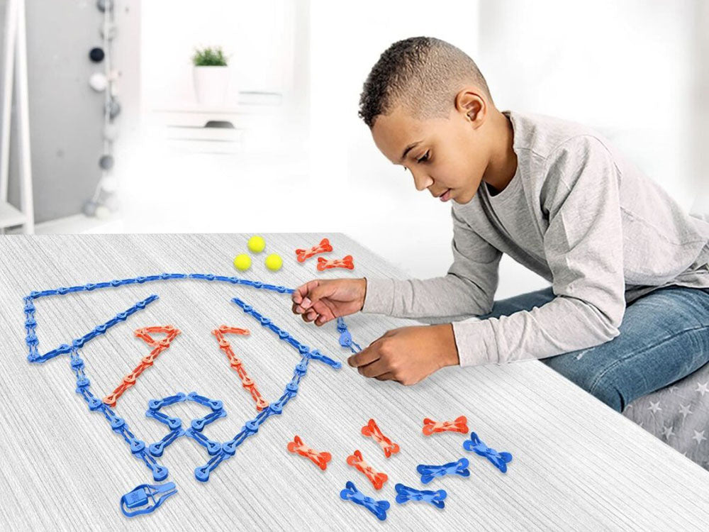 Beprotiškų kaladėlių kūrybinis rinkinys "Zip Linx"