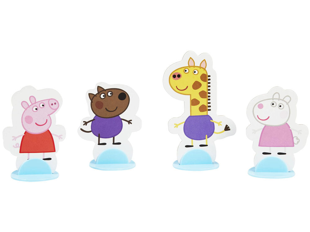 Stalo žaidimas „Kopėčios ir gyvatės“ „Peppa Pig“  tematika