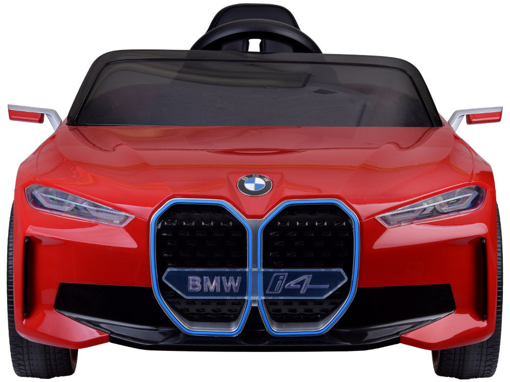 Vienvietis elektromobilis vaikams BMW i4, raudonas