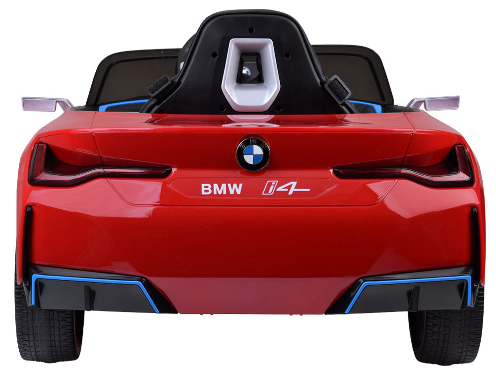 Vienvietis elektromobilis vaikams BMW i4, raudonas