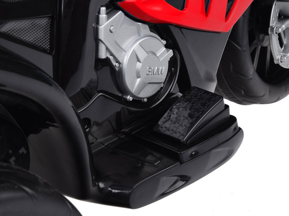 Vienvietis elektrinis motociklas vaikams BMW, raudonas
