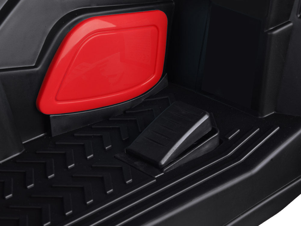 Vienvietis elektinis keturratis vaikams 4x4, raudonas