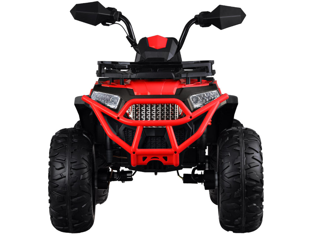 Vienvietis elektinis keturratis vaikams 4x4, raudonas