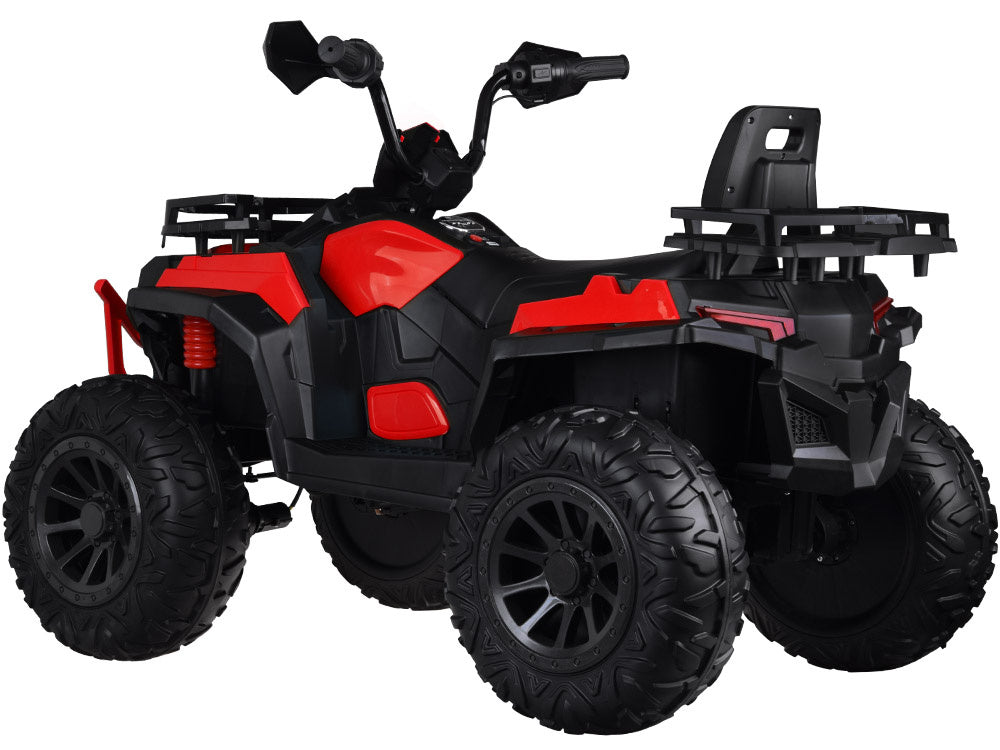 Vienvietis elektinis keturratis vaikams 4x4, raudonas