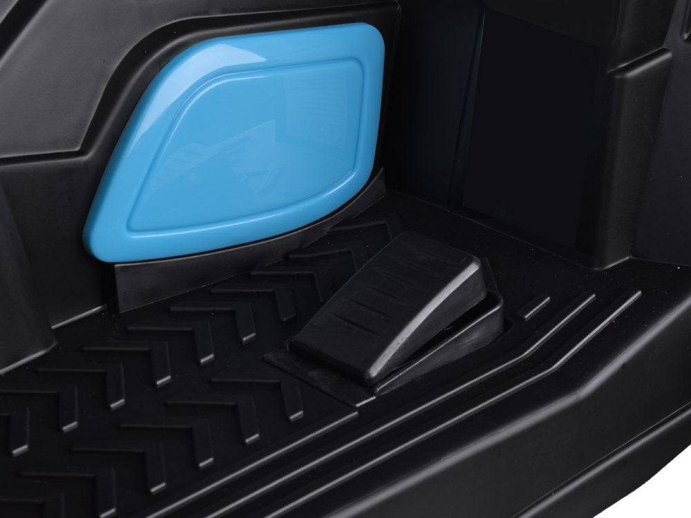 Vienvietis elektinis keturratis vaikams 4x4, mėlynas