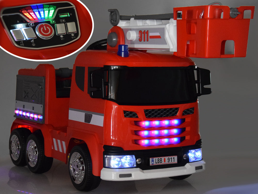 Elektrinis gaisrinis automobilis vaikams