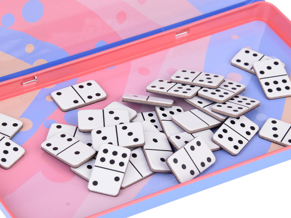 Magnetinis mini domino žaidimas vaikams ir suaugusiesiems