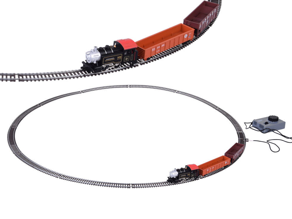 Elektrinio traukinio rinkinys su valdymo bloku H0, juodas