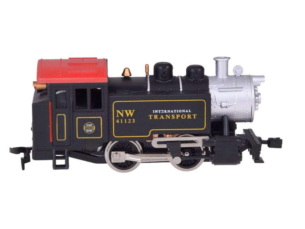 Elektrinio traukinio rinkinys su valdymo bloku H0, juodas