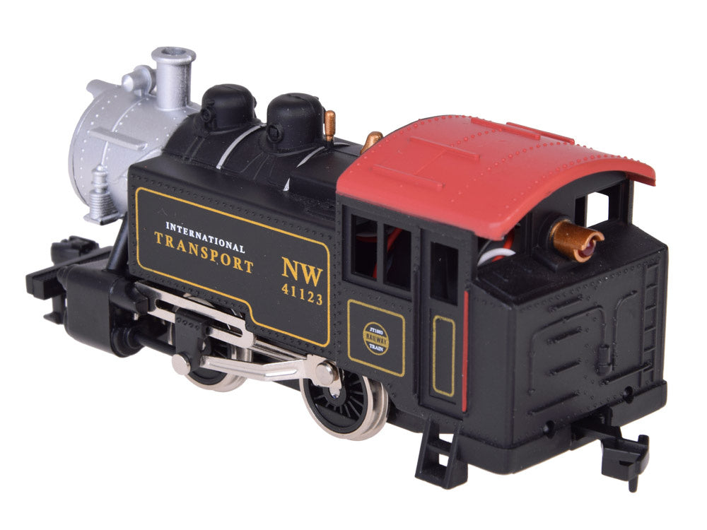 Elektrinio traukinio rinkinys su valdymo bloku H0, juodas