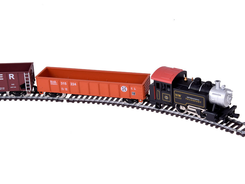 Elektrinio traukinio rinkinys su valdymo bloku H0, juodas