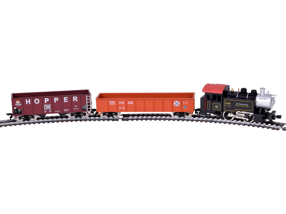 Elektrinio traukinio rinkinys su valdymo bloku H0, juodas