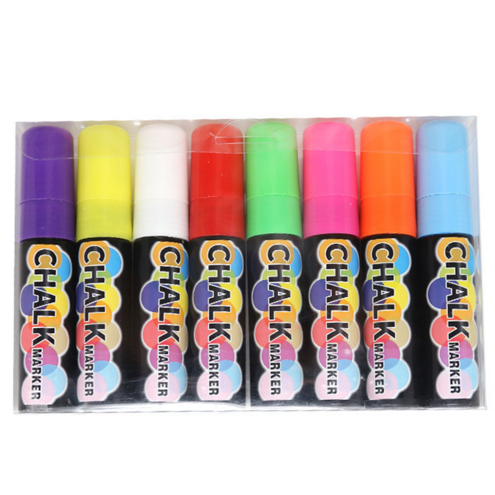 Spalvotų kreidinių žymeklių rinkinys, 8 vnt.