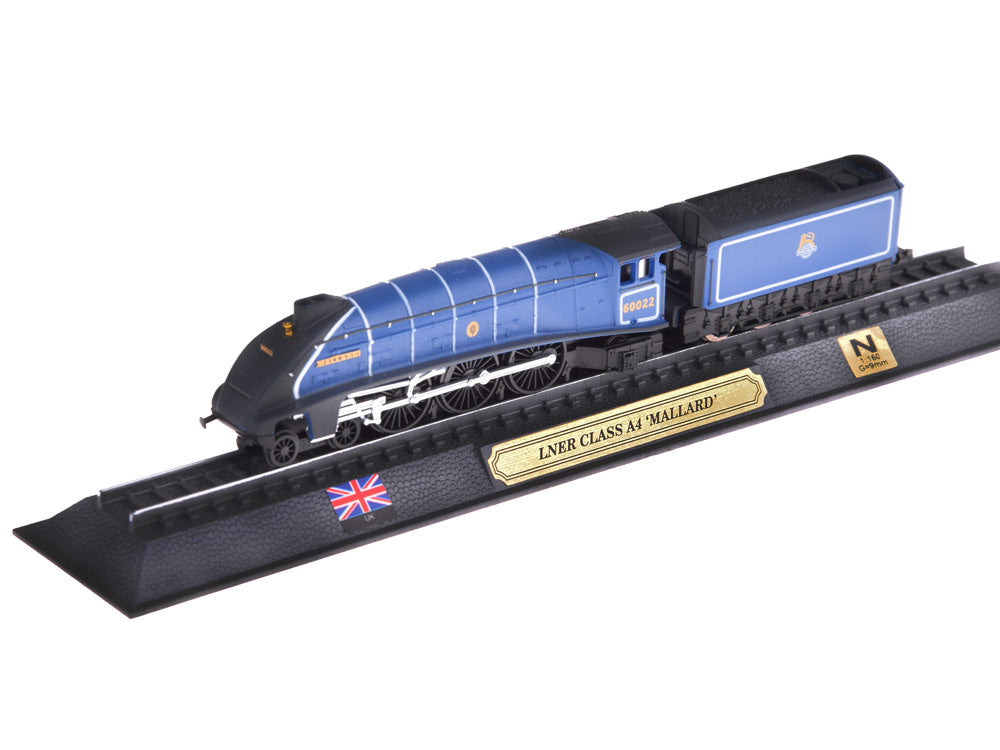 Šiuolaikinio traukinio kolekcinis modelis LNER CLASS A4 „MALLARD“