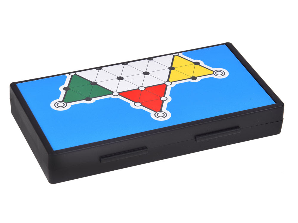 Strateginis magnetinių šaškių, šachmatų ir kiniškų šaškių stalo žaidimas 3in1