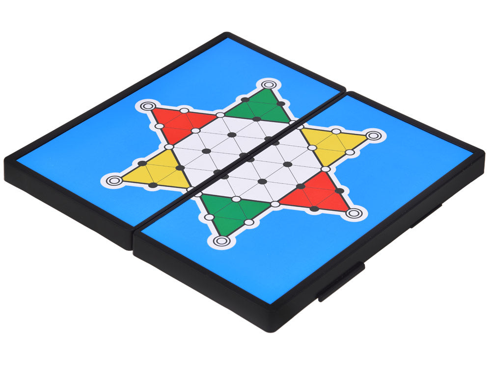 Strateginis magnetinių šaškių, šachmatų ir kiniškų šaškių stalo žaidimas 3in1