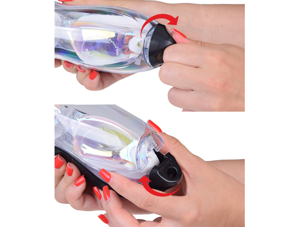 Plaukimo akinių rinkinys, baltas