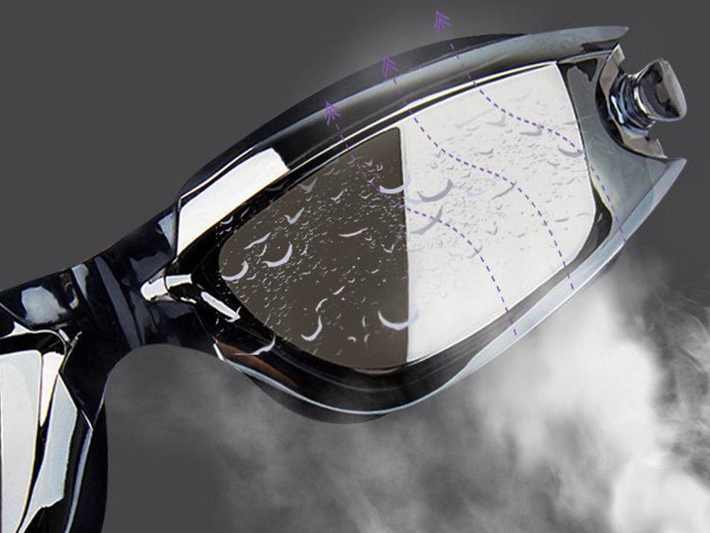 Plaukimo akinių rinkinys, pilkas