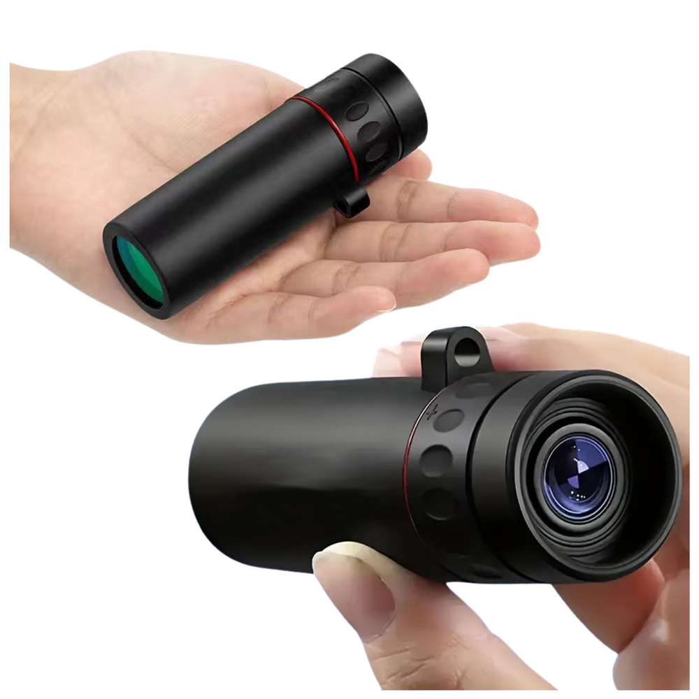 Mini monokuliaras su 8 kartų didinančiu 21 mm objektyvo teleskopu