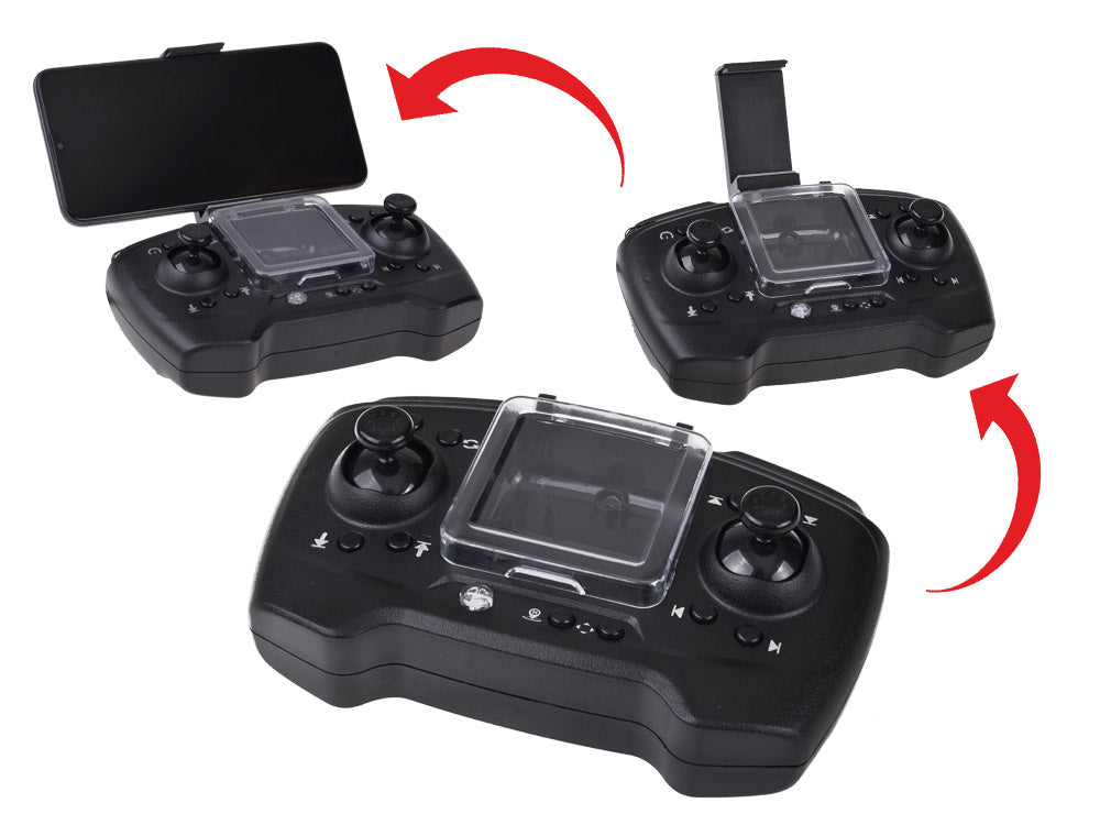 Nuotoliniu būdu valdomas mini dronas, mėlynas