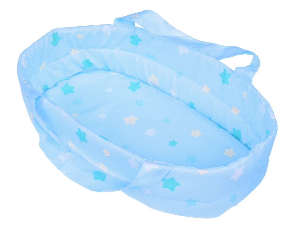 Interaktyvios lėlės ir nešioklės rinkinys, mėlynas