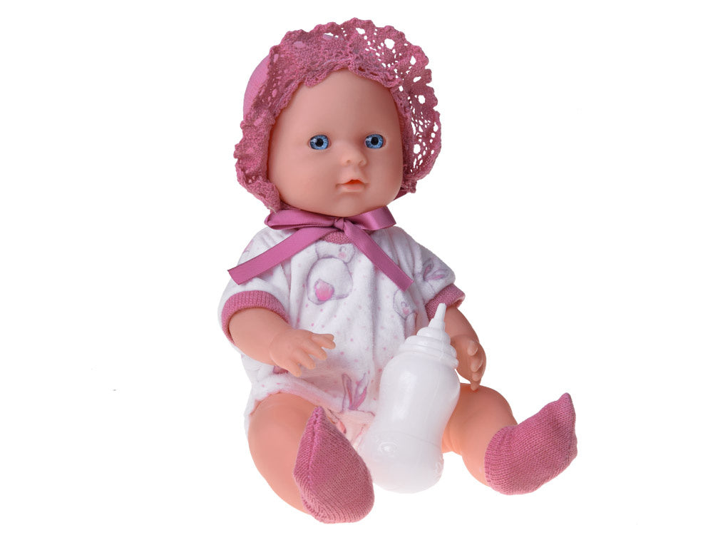 Interaktyvios lėlės ir nešioklės rinkinys, rožinis