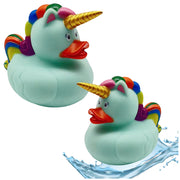 Mielas vonios žaislas „Vienaragis ančiukas“, žalias