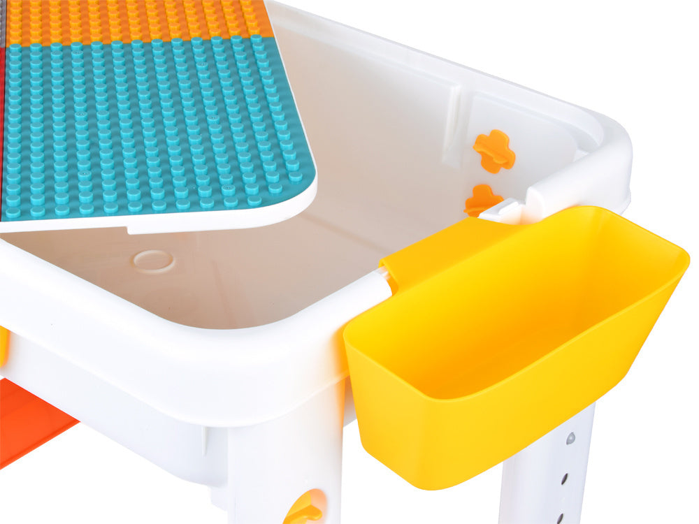 Daugiafunkcinis stalo ir kaladėlių rinkinys 3in1