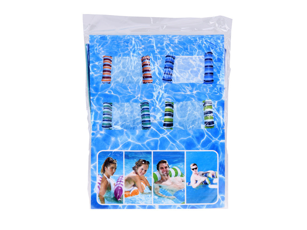 Pripučiamas plaukimo čiužinys - hamakas, raudonas