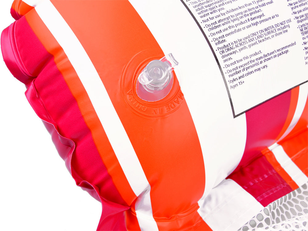 Pripučiamas plaukimo čiužinys - hamakas, raudonas