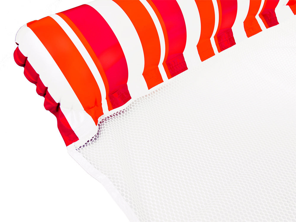 Pripučiamas plaukimo čiužinys - hamakas, raudonas