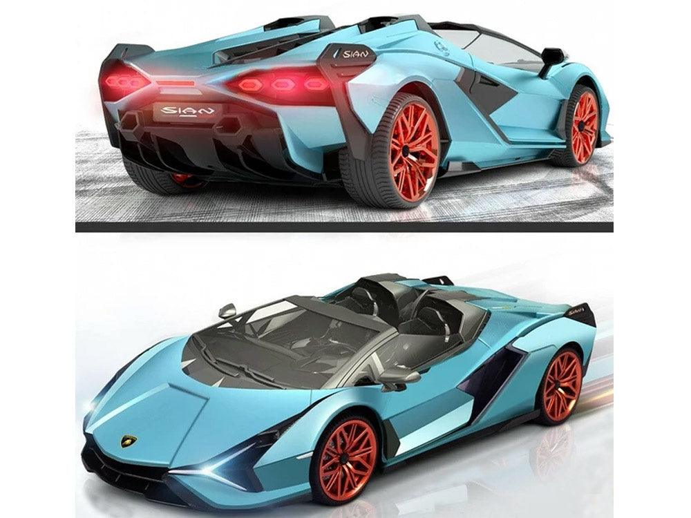 Nuotolinių būdu valdomas automobilis Lamborghini Sián, mėlynas