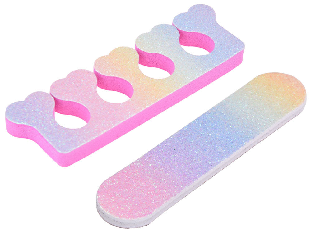 Didelis grožio rinkinys vaikams išskleidžiamame lagaminėlyje, rožinis