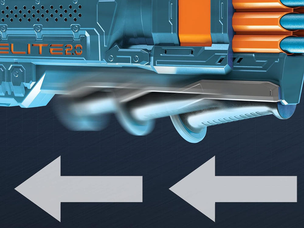 Didelis lengvas Nerf Elite 2.0 šautuvo rinkinys