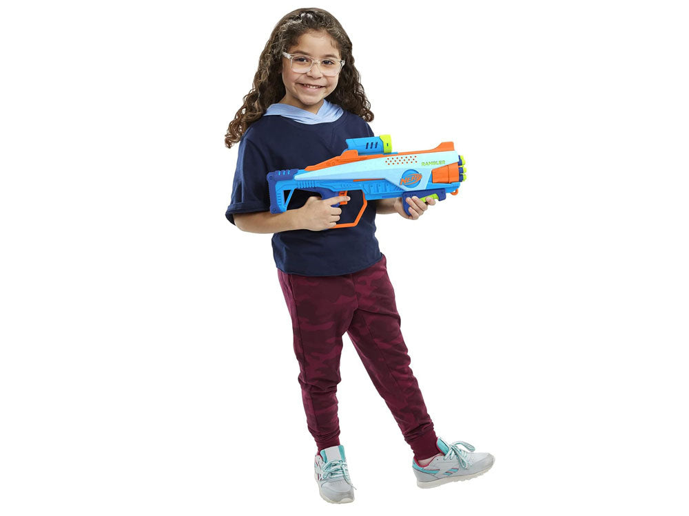 Žaislinis Nerf blaster Elite JR Rookie Pack šautuvas su paleidimo įrenginiu