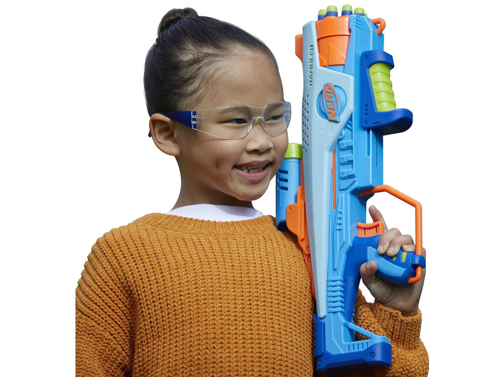 Žaislinis Nerf blaster Elite JR Rookie Pack šautuvas su paleidimo įrenginiu