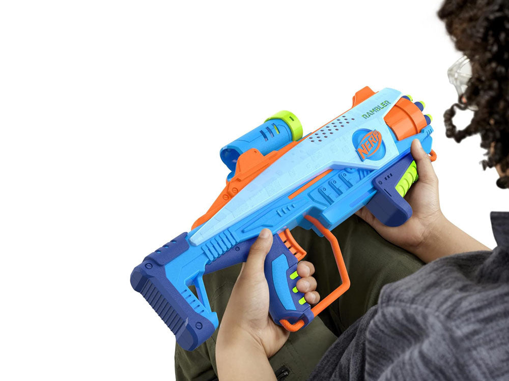 Žaislinis Nerf blaster Elite JR Rookie Pack šautuvas su paleidimo įrenginiu