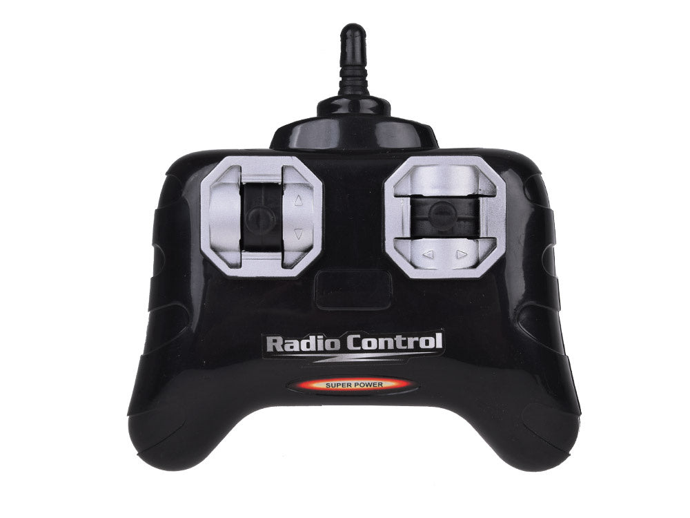 Nuotoliniu būdu valdomas BMW X6 sportinis policijos automobilis, juodas